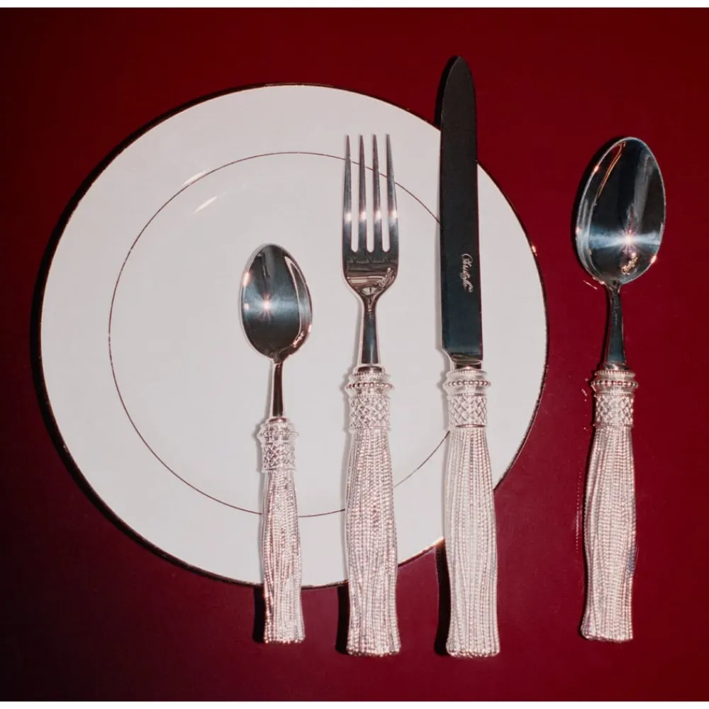 Christofle 4-piece Silver-plated Individual place settings