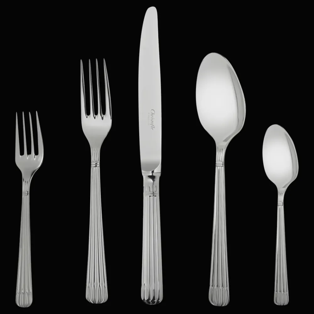 Christofle 5-Piece Stainless Steel Flatware Set