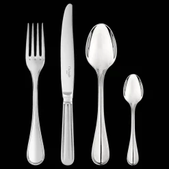 Christofle 75-Piece Stainless Steel Flatware Set with Chest