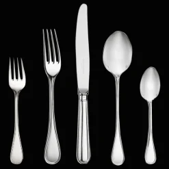Christofle 36 Piece Sterling Silver Flatware Set with Storage Box