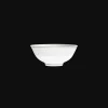 Christofle Porcelain Chinese Rice Bowl Platinum Finish