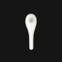 Christofle Porcelain Chinese Spoon Platinum Finish
