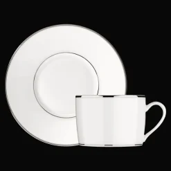 Christofle Porcelain Coffee/Tea Cup and Saucer