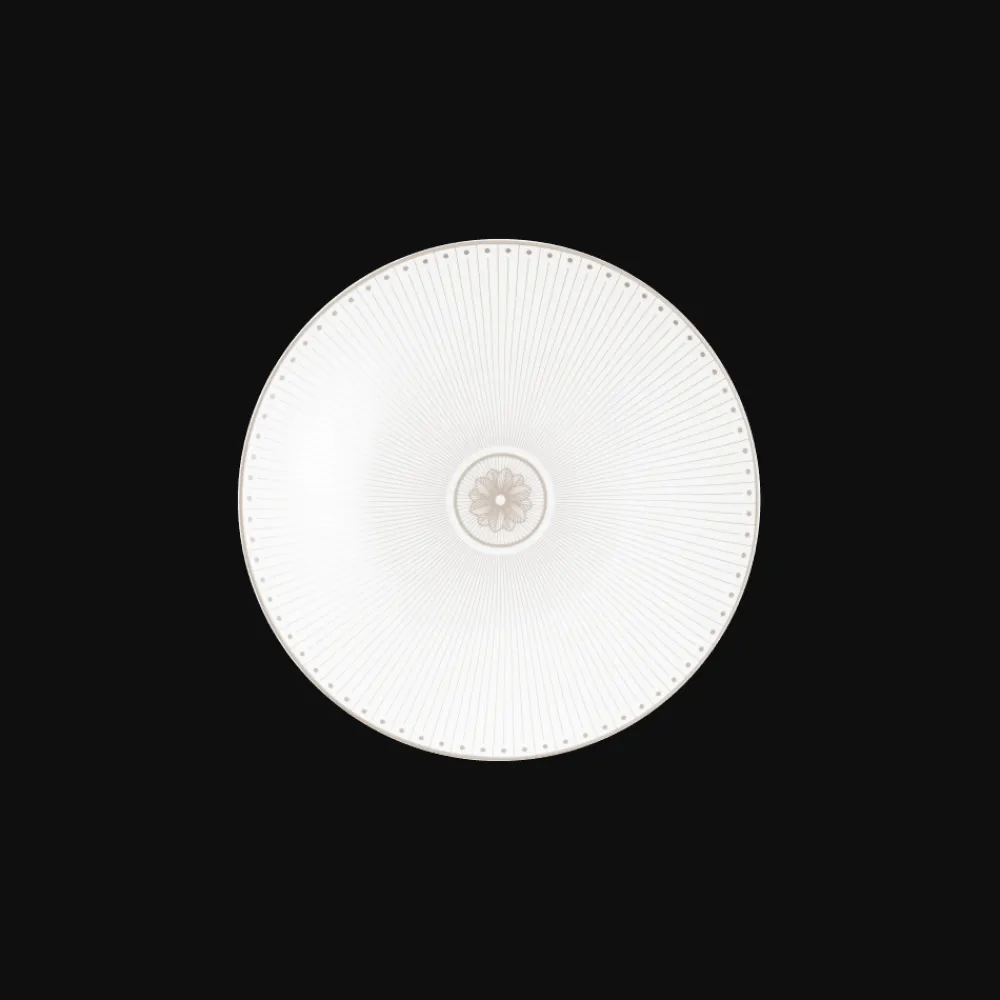 Christofle Porcelain Dessert/Luncheon/Salad plate Platinum Finish