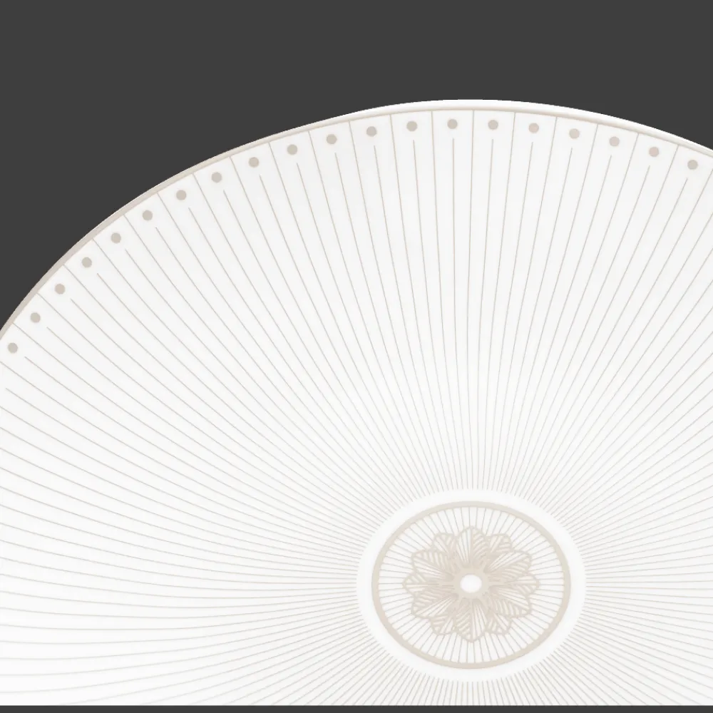 Christofle Porcelain Dessert/Luncheon/Salad plate Platinum Finish