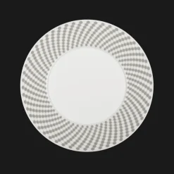 Christofle Porcelain Dessert plate - Grey