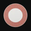 Christofle Porcelain Dessert plate - Red