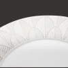 Christofle Porcelain Dinner plate Platinum Finish