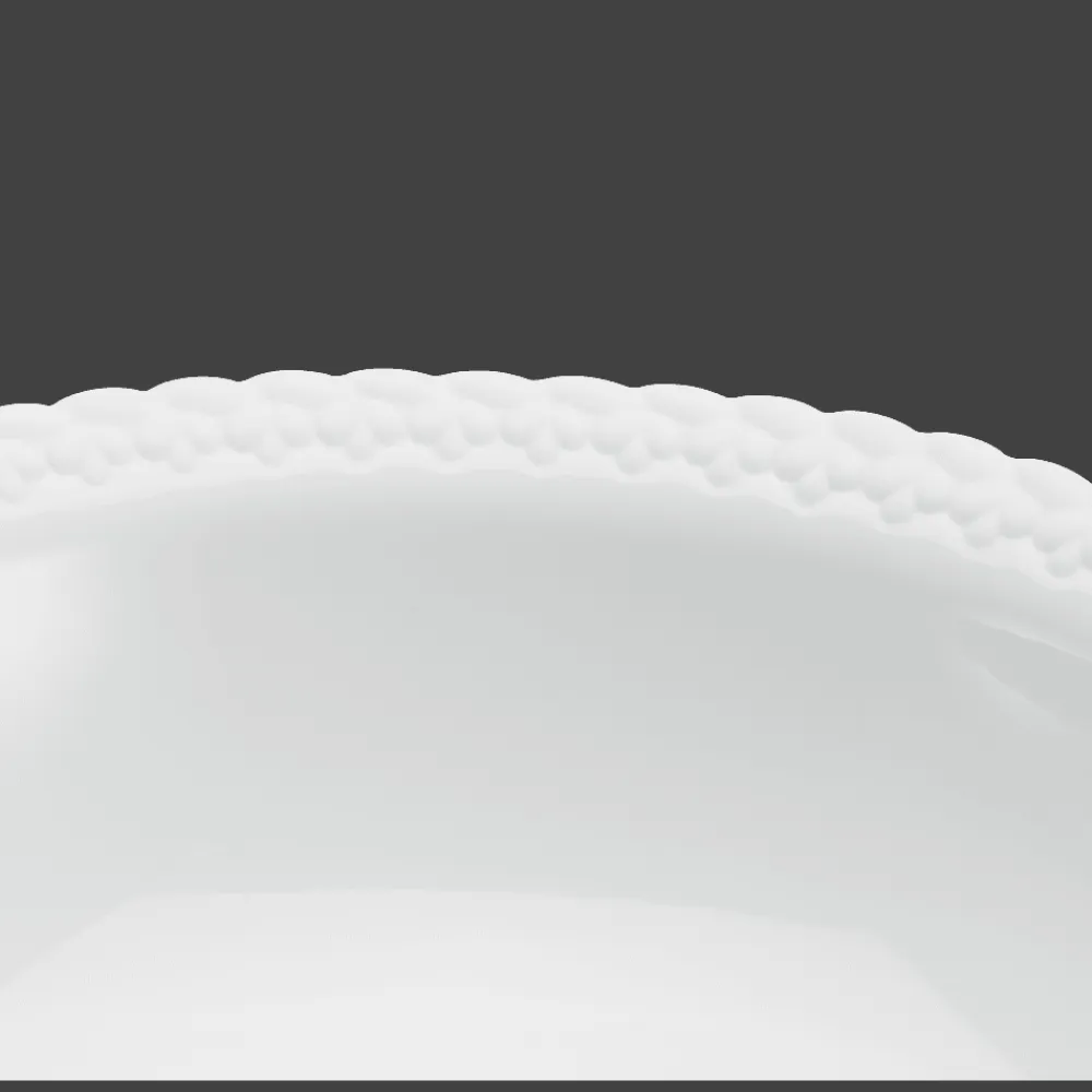 Christofle Porcelain Open Vegetable Dish
