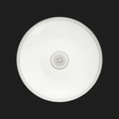 Christofle Porcelain Open Vegetable Dish Platinum Finish