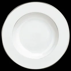 Christofle Porcelain Rimmed Soup Plate