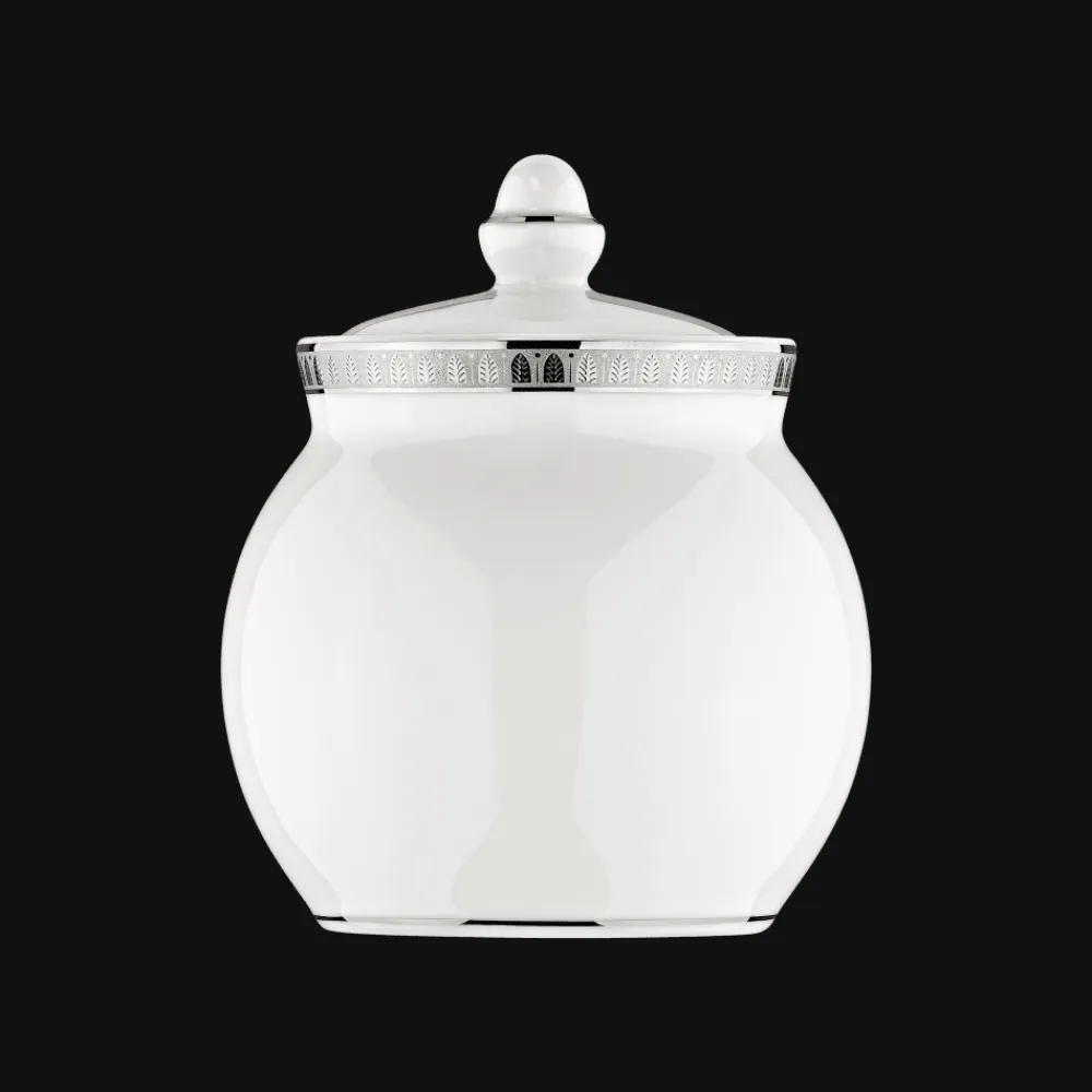 Christofle Porcelain Sugar Pot