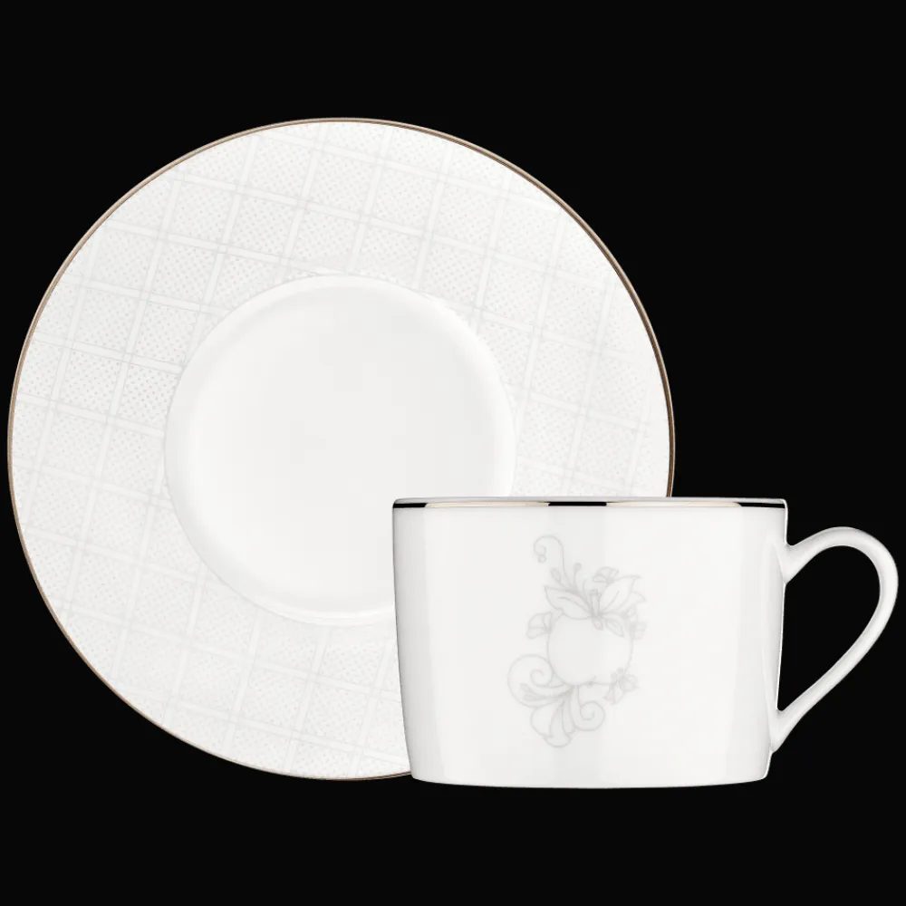 Christofle Porcelain Tea/Coffee Cup & Saucer