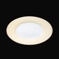 Christofle Porcelain Underplate Gold Finish