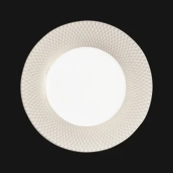 Christofle Porcelain Underplate Platinum Finish
