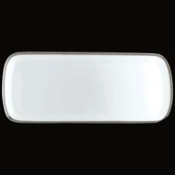 Christofle Rectangular Plate Platinum finish - 15 in