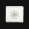 Christofle Rectangular Porcelain Tray Platinum Finish - 22 x 20 cm