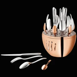 Christofle Rose Gold 24-Piece Flatware Set