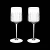 Christofle Set of 2 crystal water glasses