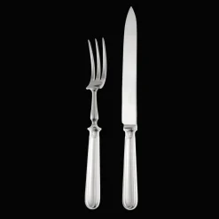 Christofle Set of 2 Silver-Plated Carving Pieces