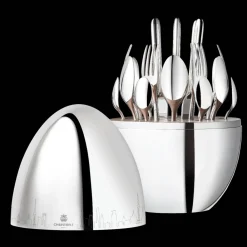 Christofle SHANGHAI - Silver-Plated 24-Piece Flatware Set