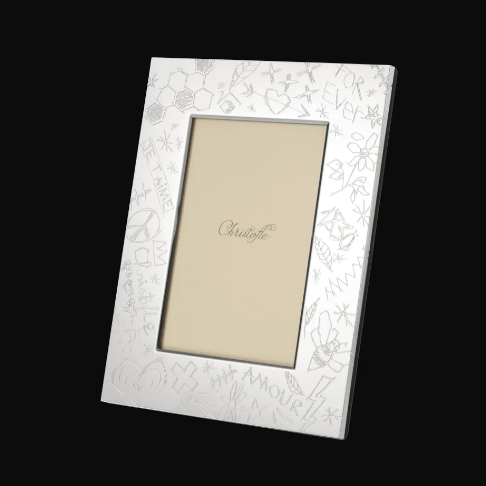 Christofle Silvered Picture Frame - 4 x 6 in