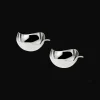 Christofle Silvered Vintage Little Leaf Bowl Duo