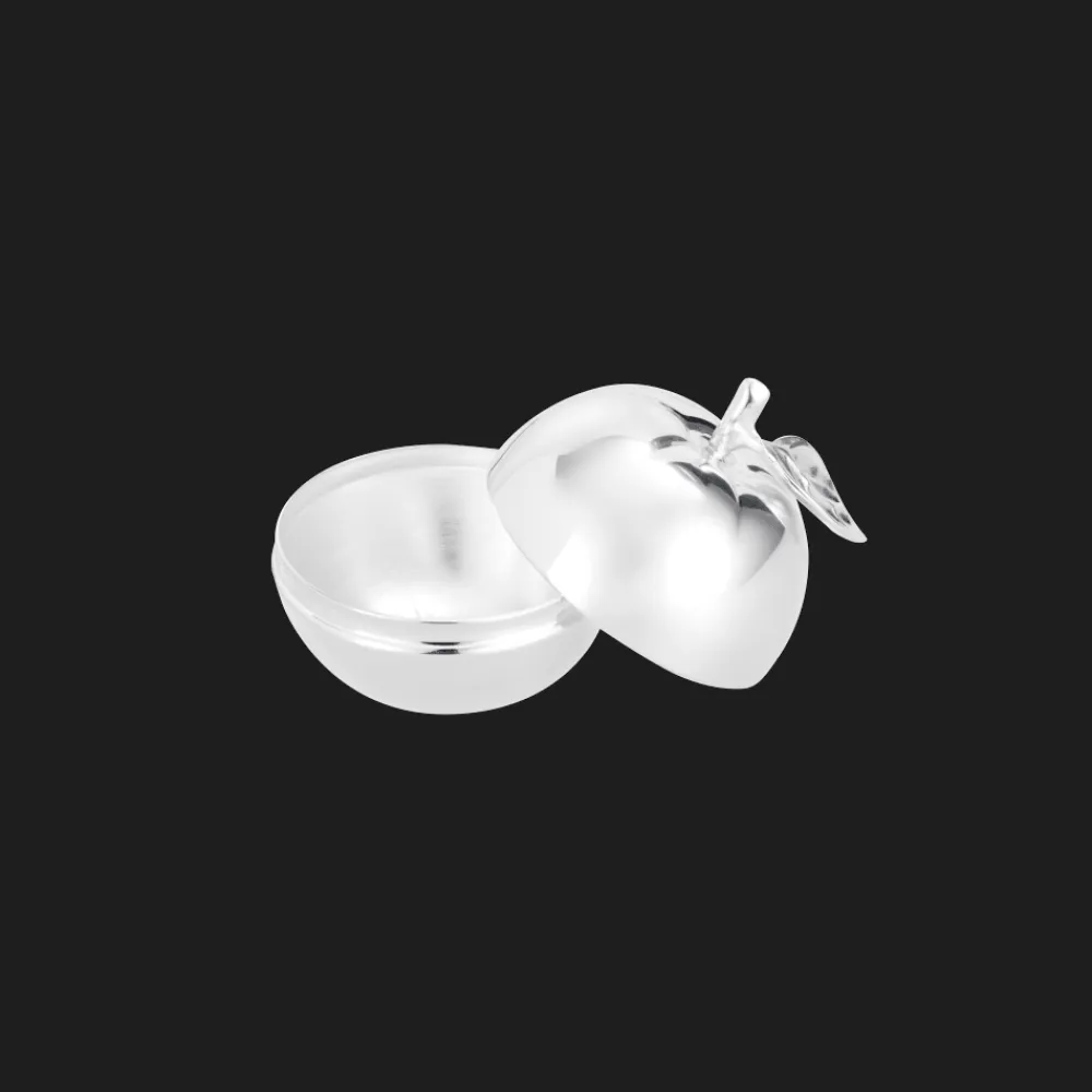 Christofle Silver-Plated Apple Trinket box