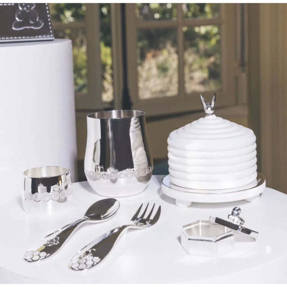 Christofle Silver-Plated Baby Keepsake Box With Lid