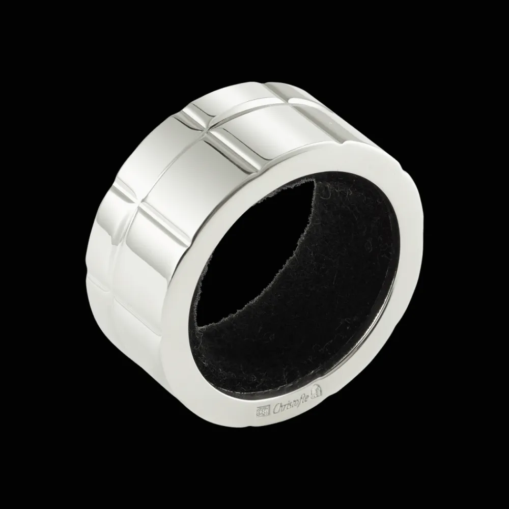 Christofle Silver plated Bacchus ring
