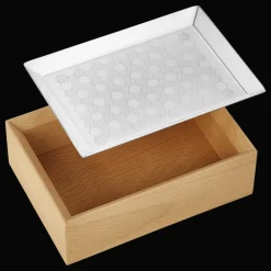 Christofle Silver-Plated & Beech Wood Box