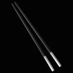 Christofle Silver-Plated Black Chinese Chopsticks