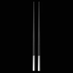 Christofle Silver-Plated Black Japanese Chopsticks