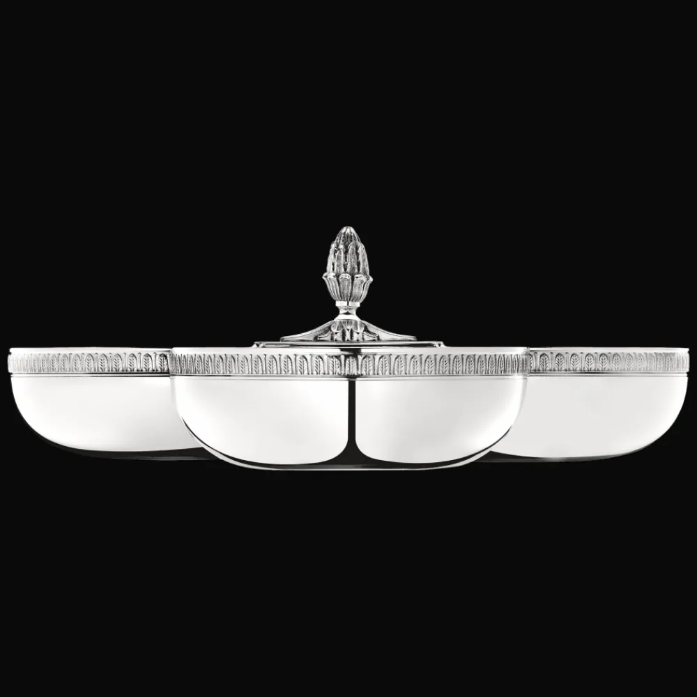 Christofle Silver-Plated 3-Bowl Server
