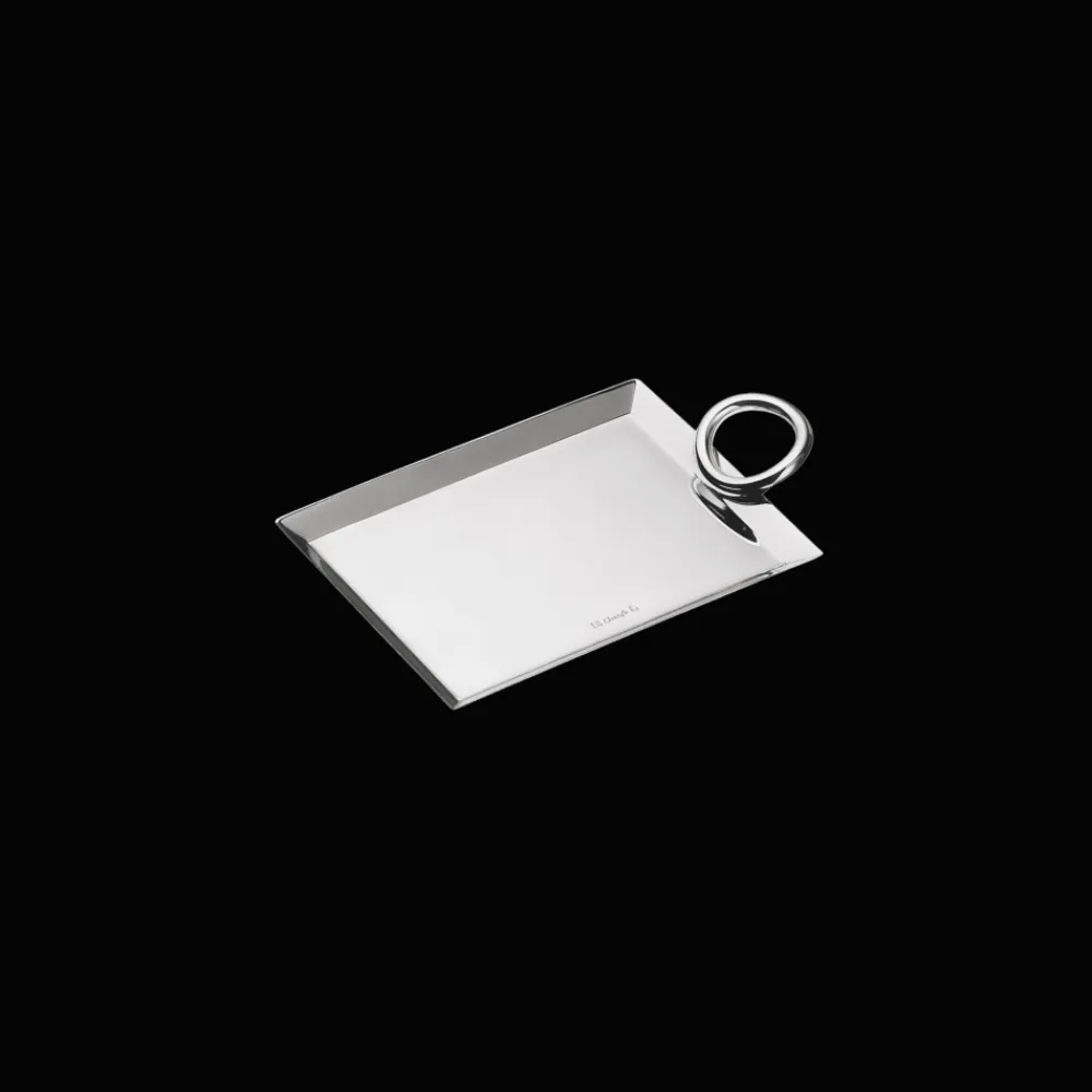Christofle Silver-Plated Business Card Tray - 5 x 3.5 in