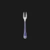 Christofle Silver-plated Cake Fork - Marbled Blue