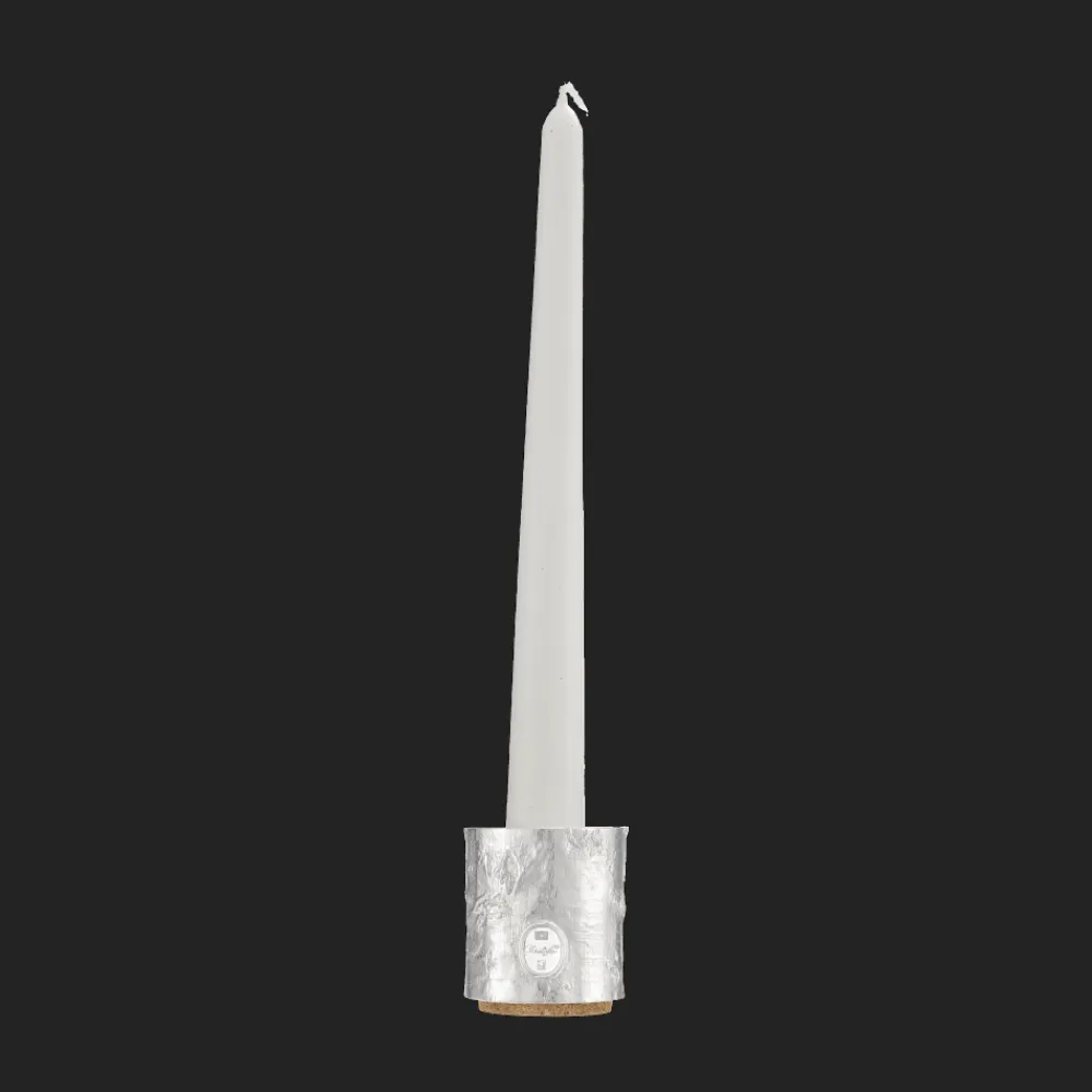 Christofle Silver Plated Candle Holder