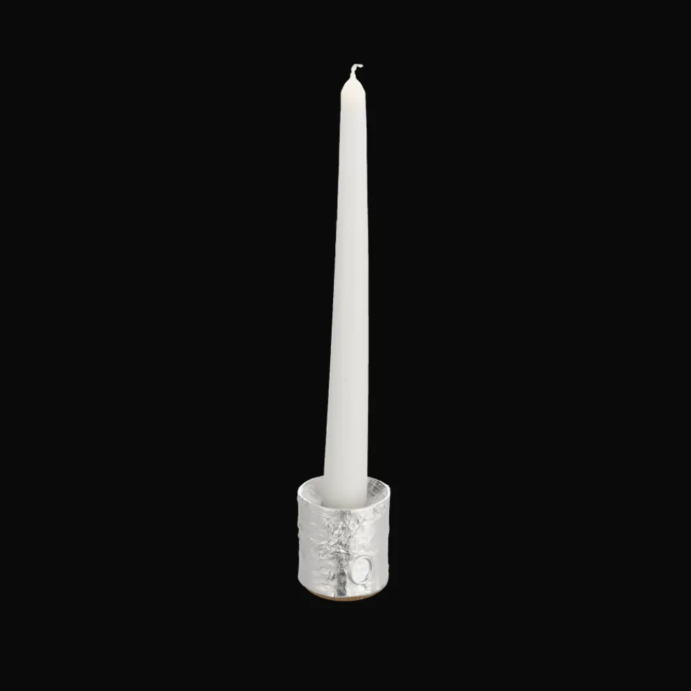Christofle Silver Plated Candle Holder