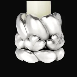 Christofle Silver-Plated Candle Holder + Odorless Candlestick