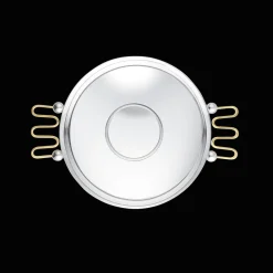 Christofle Silver-plated Centerpiece with Gilded Handles