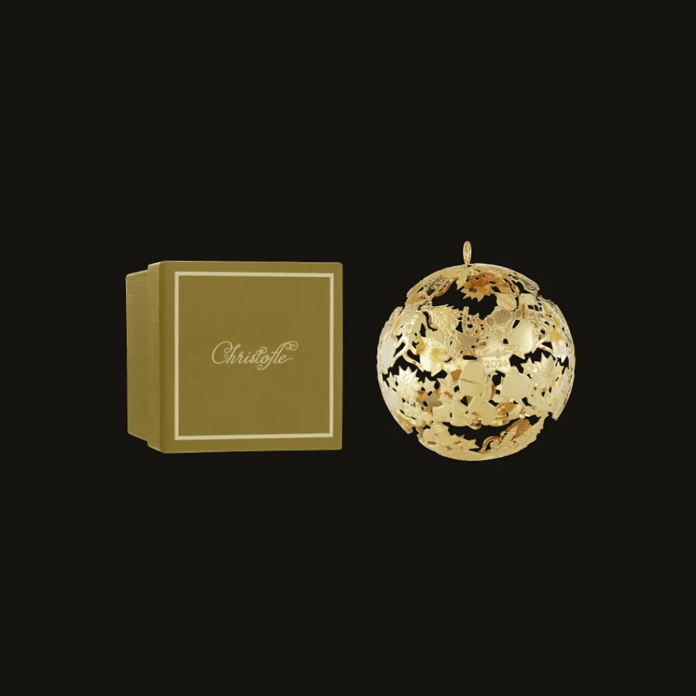 Christofle Silver-Plated Christmas Ornament 2024 Edition - Gold