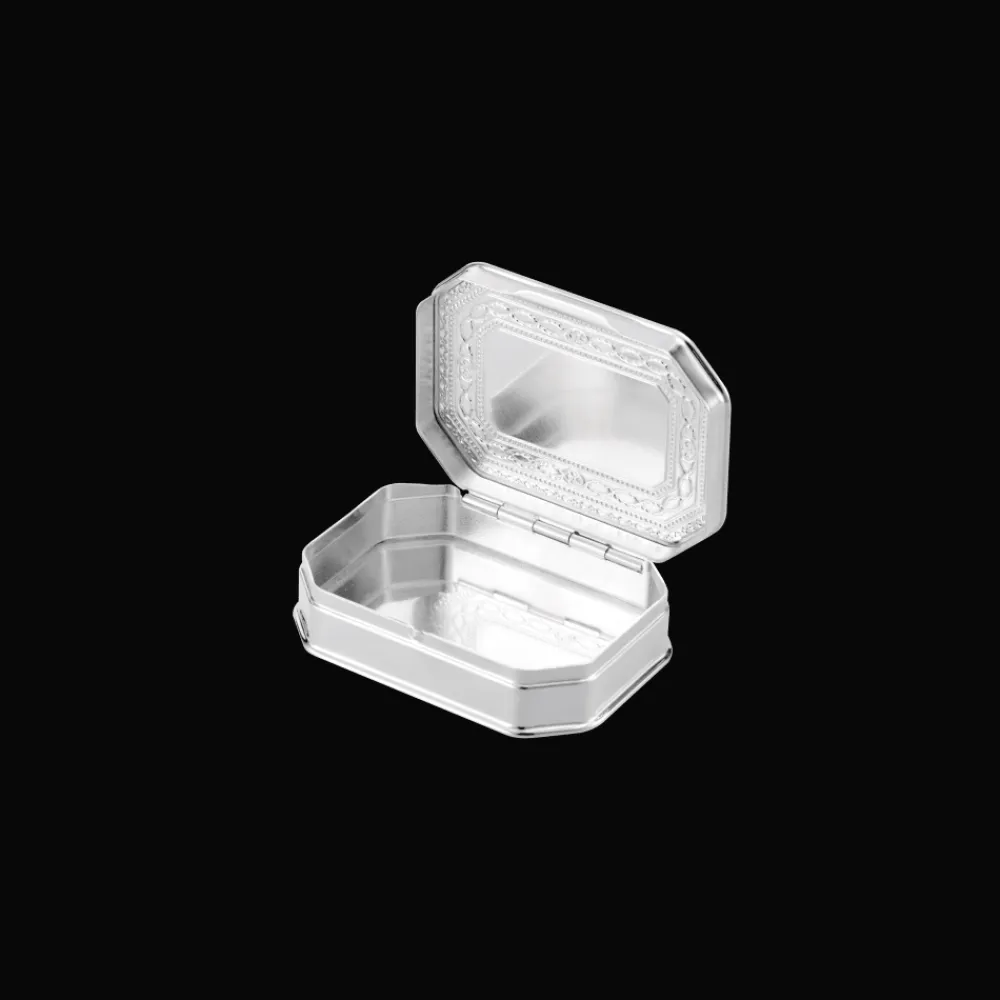 Christofle Silver-Plated Cut Edges Trinket box