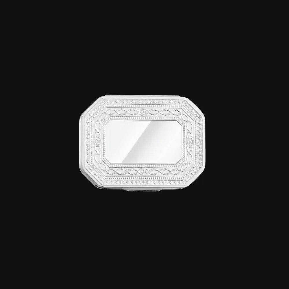 Christofle Silver-Plated Cut Edges Trinket box