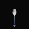 Christofle Silver plated Dessert spoon - Marbled Blue