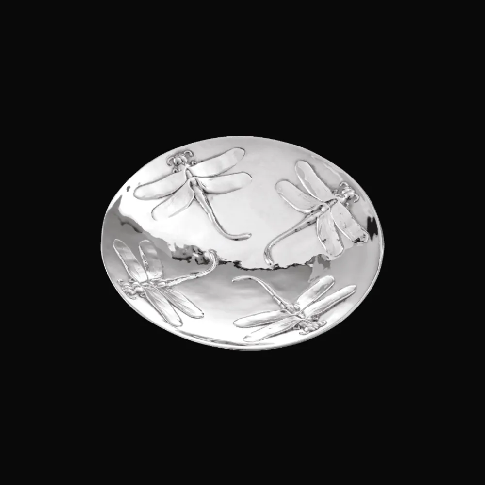 Christofle Silver-Plated Dragonfly Bowl