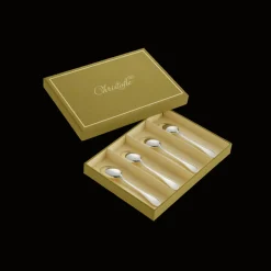 Christofle Silver-Plated Espresso Spoons - Set of 4