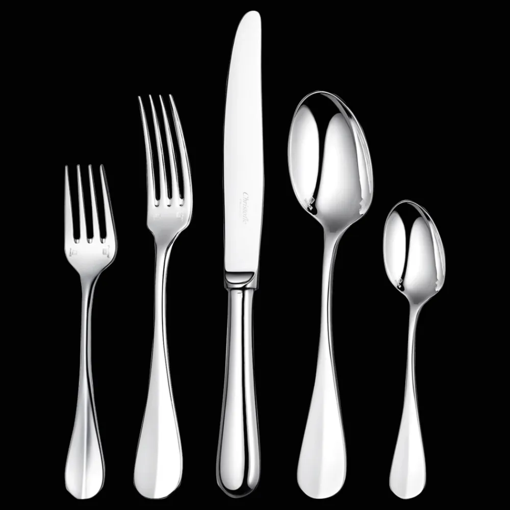 Christofle Silver-Plated Five Piece Flatware Set