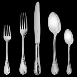 Christofle Silver-Plated Five-Piece Flatware Set
