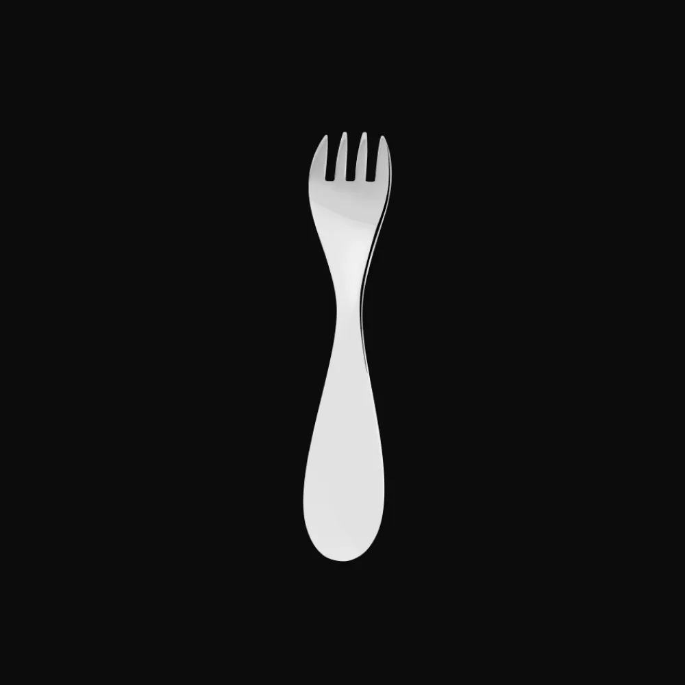 Christofle Silver-plated Flatware set for baby (2 pieces) - Ivory