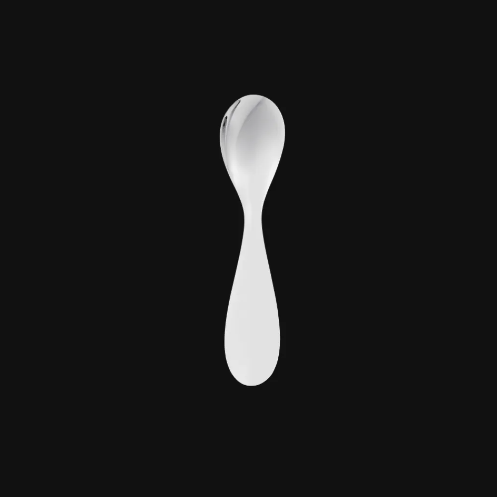 Christofle Silver-plated Flatware set for baby (2 pieces) - Ivory